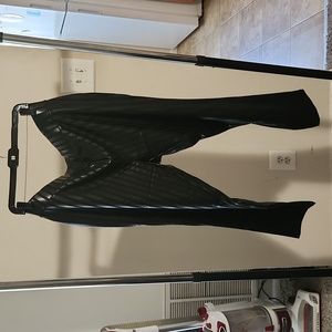 Faux leather leggings